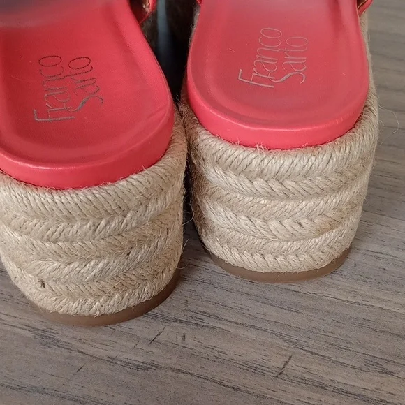 Franco Sarto Red Slide Sandals - Picture 7 of 12